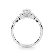 Devoted Engagement Ring Marquise Diamond Engagement Ring in 10K/14K gold and platinum with certified lab-grown or natural diamonds