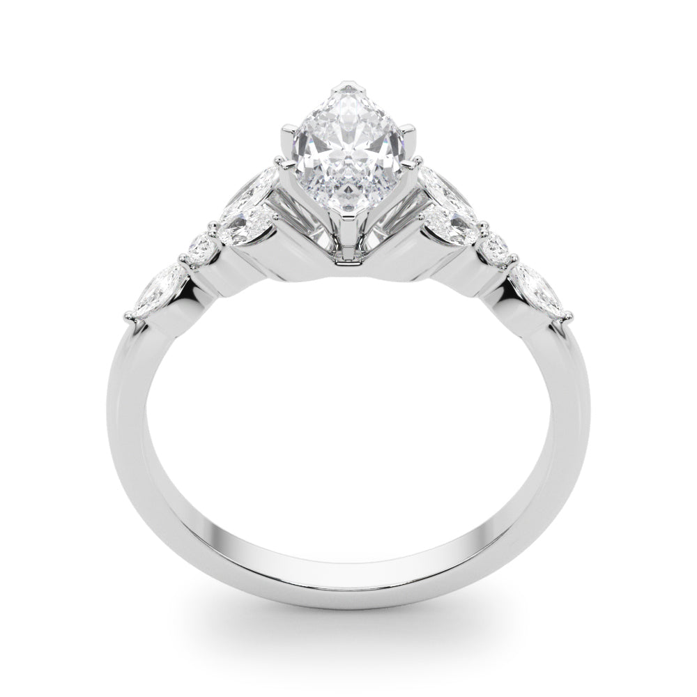 Devoted Engagement Ring Marquise Diamond Engagement Ring in 10K/14K gold and platinum with certified lab-grown or natural diamonds