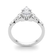 Devoted Engagement Ring Marquise Diamond Engagement Ring in 10K/14K gold and platinum with certified lab-grown or natural diamonds