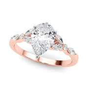 Devoted Engagement Ring Marquise Diamond Engagement Ring in 10K/14K gold and platinum with certified lab-grown or natural diamonds