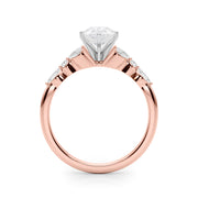 Devoted Engagement Ring Marquise Diamond Engagement Ring in 10K/14K gold and platinum with certified lab-grown or natural diamonds