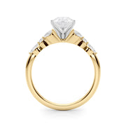 Devoted Engagement Ring Marquise Diamond Engagement Ring in 10K/14K gold and platinum with certified lab-grown or natural diamonds