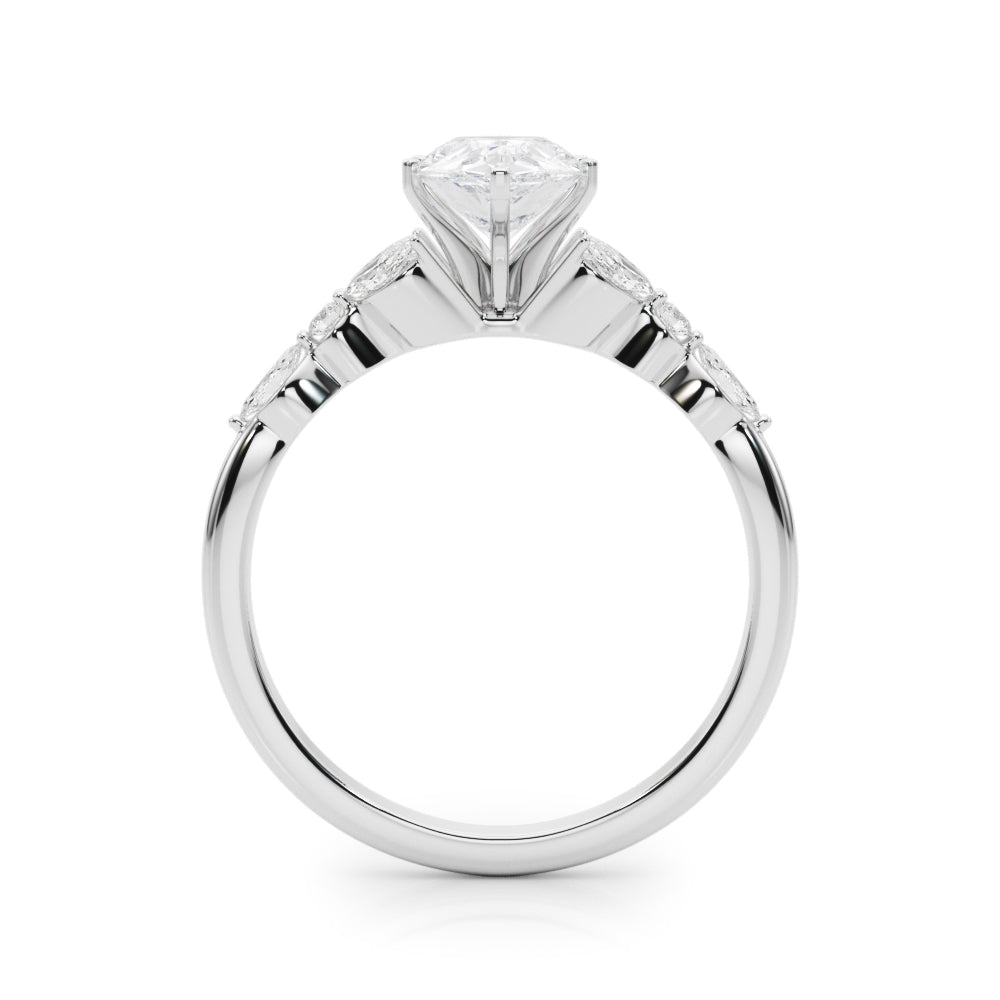 Devoted Engagement Ring Marquise Diamond Engagement Ring in 10K/14K gold and platinum with certified lab-grown or natural diamonds