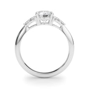 Celestial Diamond Eng Ring Round Diamond Engagement Ring in 10K/14K gold and platinum with certified lab-grown or natural diamonds