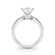 Radiant Solitaire Round Diamond Engagement Ring in 10K/14K gold and platinum with certified lab-grown or natural diamonds