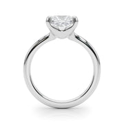 Romantic Solitaire Cut Princess Diamond Engagement Ring in 10K/14K gold and platinum with certified lab-grown or natural diamonds