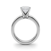 Enchanted Solitaires Round Diamond Engagement Ring in 10K/14K gold and platinum with certified lab-grown or natural diamonds