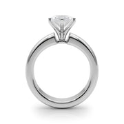 Enchanted Solitaires Round Diamond Engagement Ring in 10K/14K gold and platinum with certified lab-grown or natural diamonds
