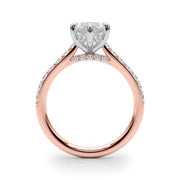 Signature Halo Marquise Diamond Engagement Ring â€” 10K/14K Gold & Platinum