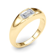 Bespoke Pave Emerald Diamond Engagement Ring â€” 10K/14K Gold & Platinum