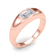 Bespoke Pave Emerald Diamond Engagement Ring â€” 10K/14K Gold & Platinum