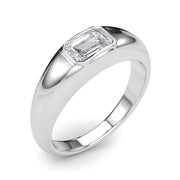 Bespoke Pave Emerald Diamond Engagement Ring â€” 10K/14K Gold & Platinum
