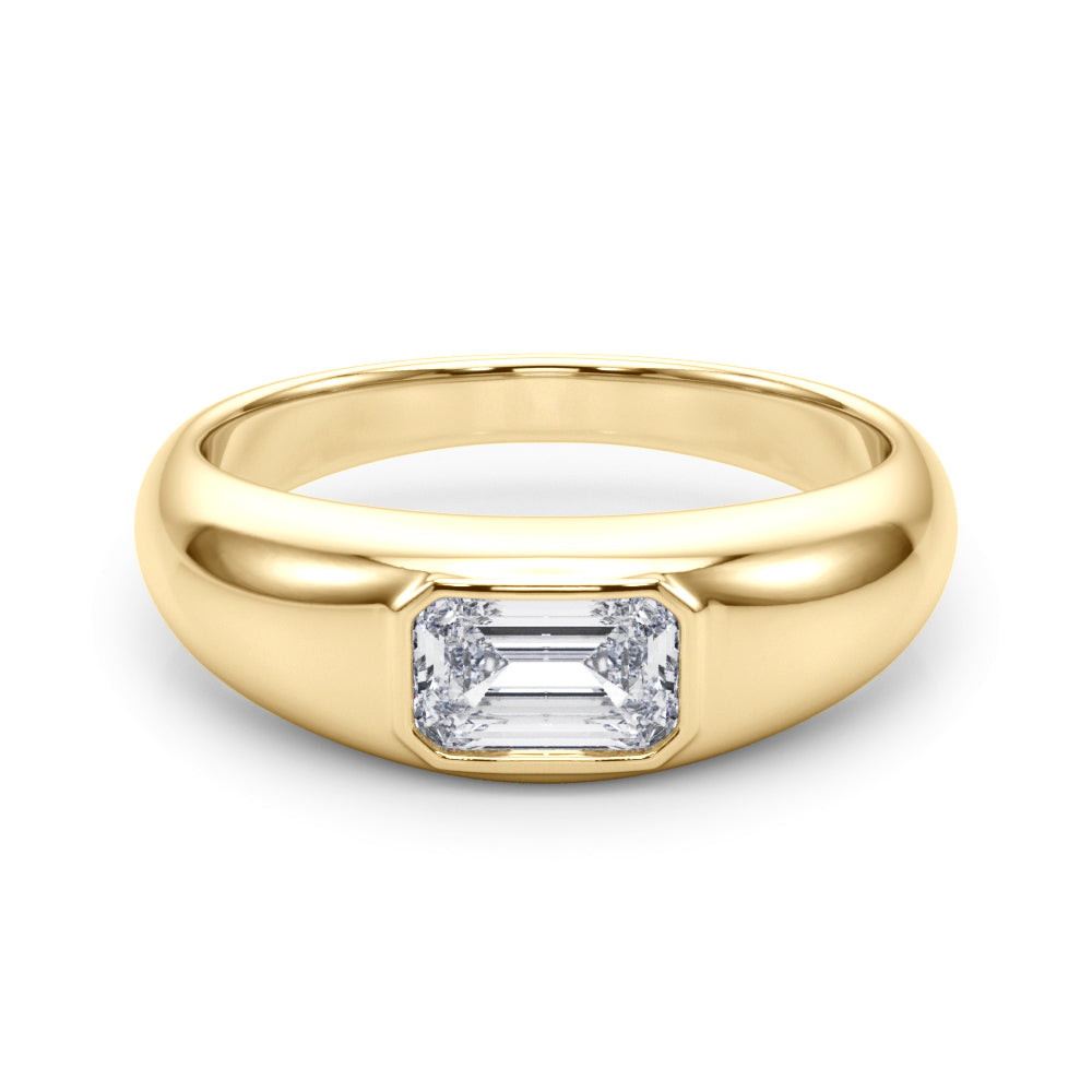 Bespoke Pave Emerald Diamond Engagement Ring â€” 10K/14K Gold & Platinum