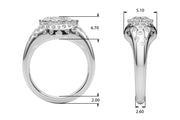 Timeless Center Oval Diamond Engagement Ring â€” 10K/14K Gold & Platinum