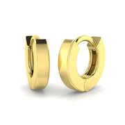 Hoop Earrings Solid in 10K/14K gold and platinum with certified lab-grown or natural diamonds