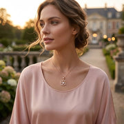 Floral Diamond Pendant0.1ct to 0.33ct Gold (Without Chain ) in 10K/14K gold and platinum with certified lab-grown or natural diamonds