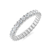 Lab-Grown Diamond Full Eternity Ring in 10K/14K gold and platinum with certified lab-grown or natural diamonds