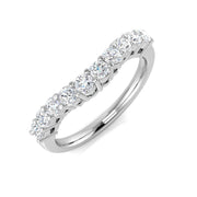 Classic Diamond Wishbone Ring in 10K/14K gold and platinum with certified lab-grown or natural diamonds