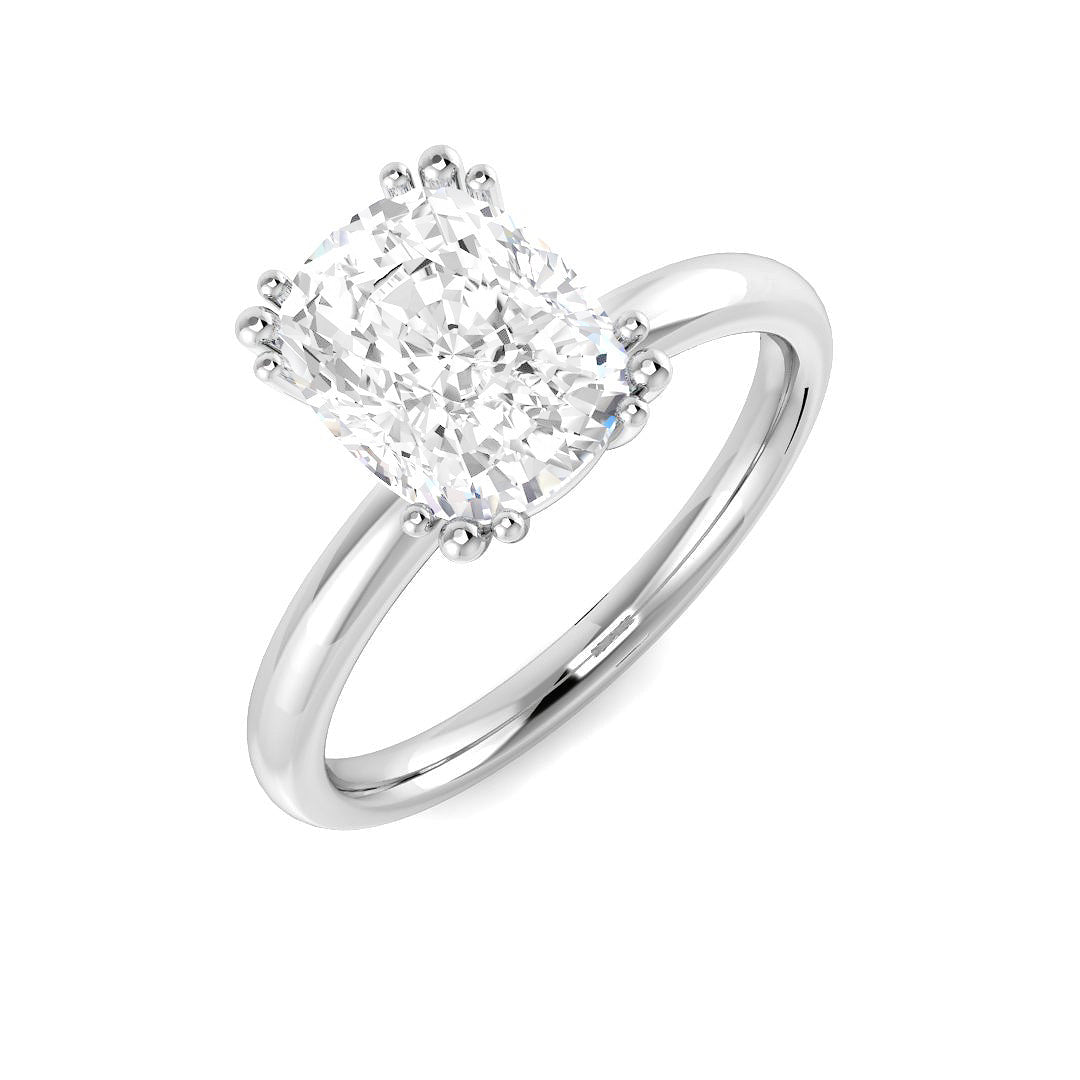 Diamond Engagement Ring in 10K/14K gold and platinum with certified lab-grown or natural diamonds