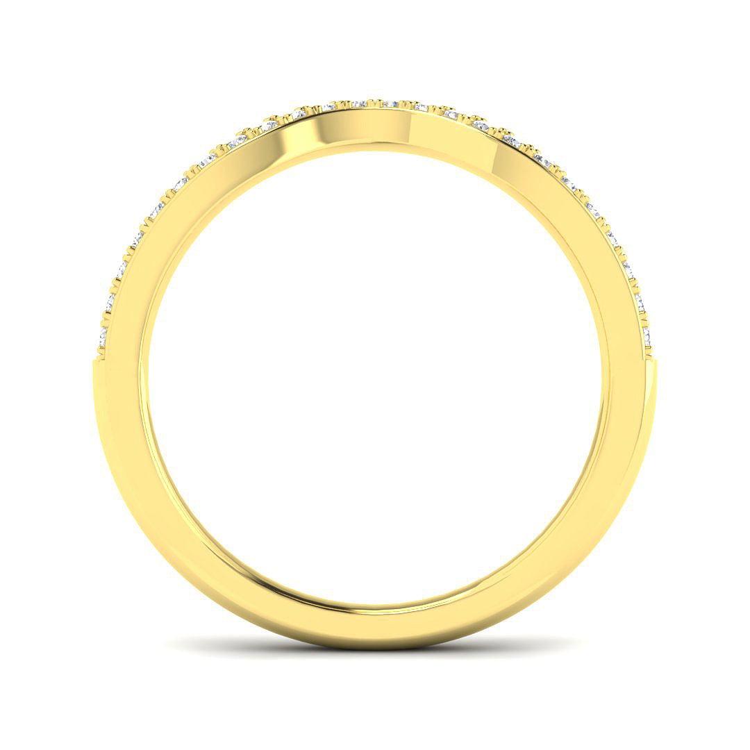 Wishbone Engagement Ring in 10K/14K gold and platinum with certified lab-grown or natural diamonds