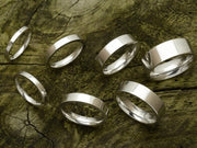 Flat Court Shape Plain Wedding Band for Women in 10K/14K gold and platinum with certified lab-grown or natural diamonds