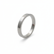 Flat Shape Plain Wedding Band for Women in 10K/14K gold and platinum with certified lab-grown or natural diamonds