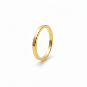 Flat Shape Plain Wedding Band for Women in 10K/14K gold and platinum with certified lab-grown or natural diamonds