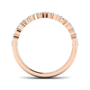 Wishbone Diamond Engagement Ring in 10K/14K gold and platinum with certified lab-grown or natural diamonds