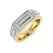 Men's Diamond Ring UK in 10K/14K gold and platinum with certified lab-grown or natural diamonds