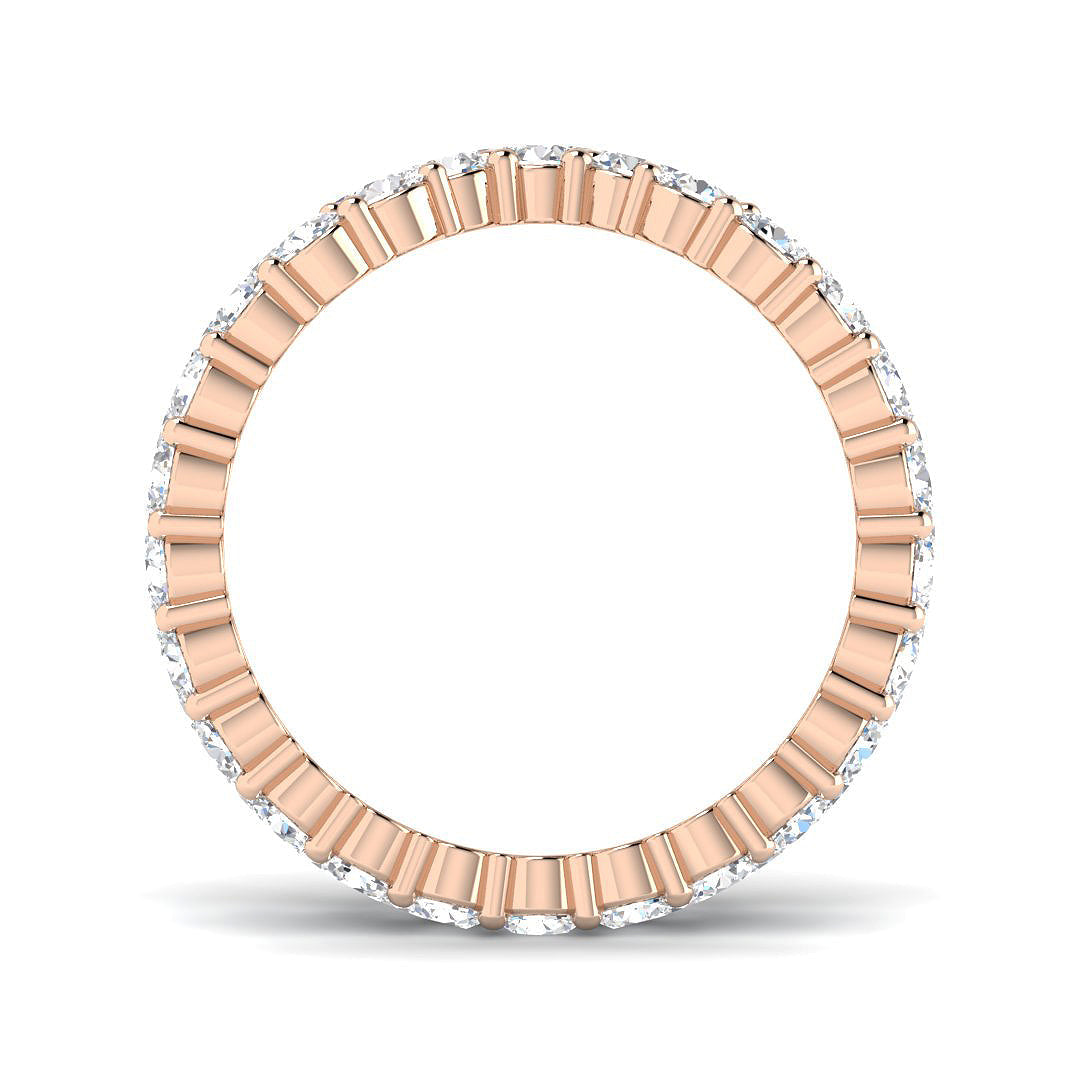 Full Eternity Diamond Band in 10K/14K gold and platinum with certified lab-grown or natural diamonds