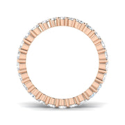 Full Eternity Diamond Band in 10K/14K gold and platinum with certified lab-grown or natural diamonds