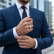 Men’s Diamond Signet Ring UK in 10K/14K gold and platinum with certified lab-grown or natural diamonds