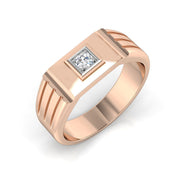 Men’s Diamond Signet Ring UK in 10K/14K gold and platinum with certified lab-grown or natural diamonds