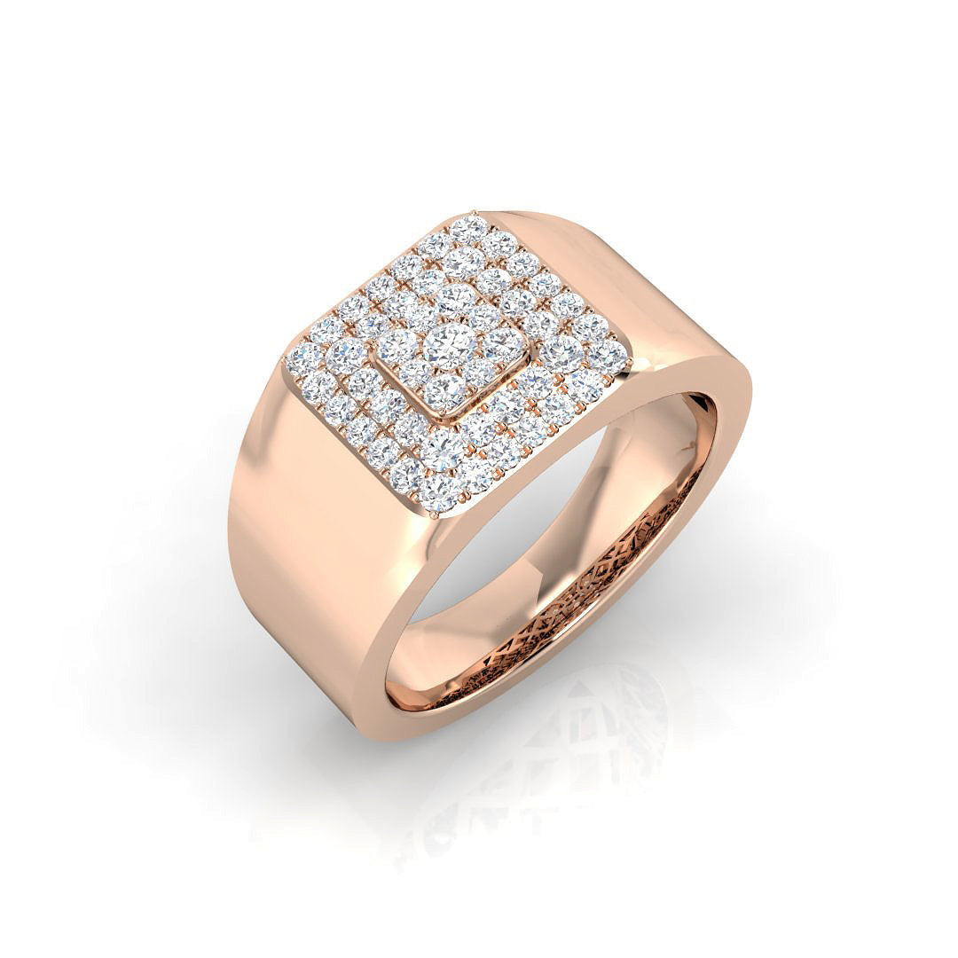 Men’s Lab Grown Diamond Ring UK in 10K/14K gold and platinum with certified lab-grown or natural diamonds