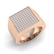Men’s Diamond Ring UK in 10K/14K gold and platinum with certified lab-grown or natural diamonds