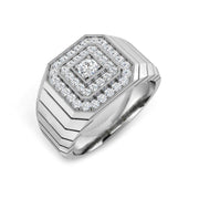 Men’s Lab Grown Diamond Ring UK in 10K/14K gold and platinum with certified lab-grown or natural diamonds