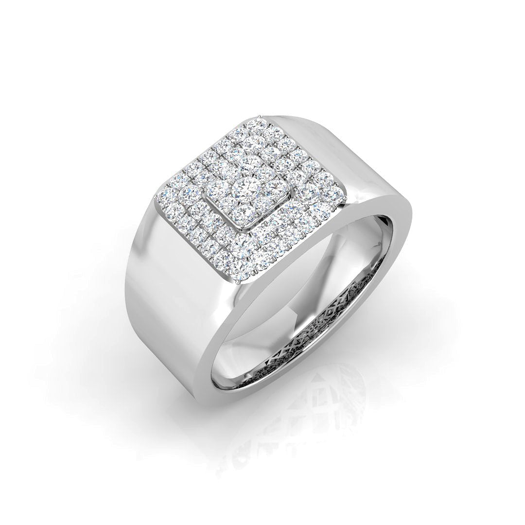 Men’s Lab Grown Diamond Ring UK in 10K/14K gold and platinum with certified lab-grown or natural diamonds