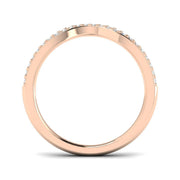 Wishbone Engagement Ring in 10K/14K gold and platinum with certified lab-grown or natural diamonds