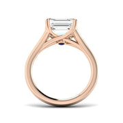 Radiant Cut Diamond Engagement Ring in 10K/14K gold and platinum with certified lab-grown or natural diamonds