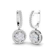Daysy Luxury Gold Drop & Trilogy Diamond Earrings - 1ct to 1.25ct in 10K/14K gold and platinum with certified lab-grown or natural diamonds