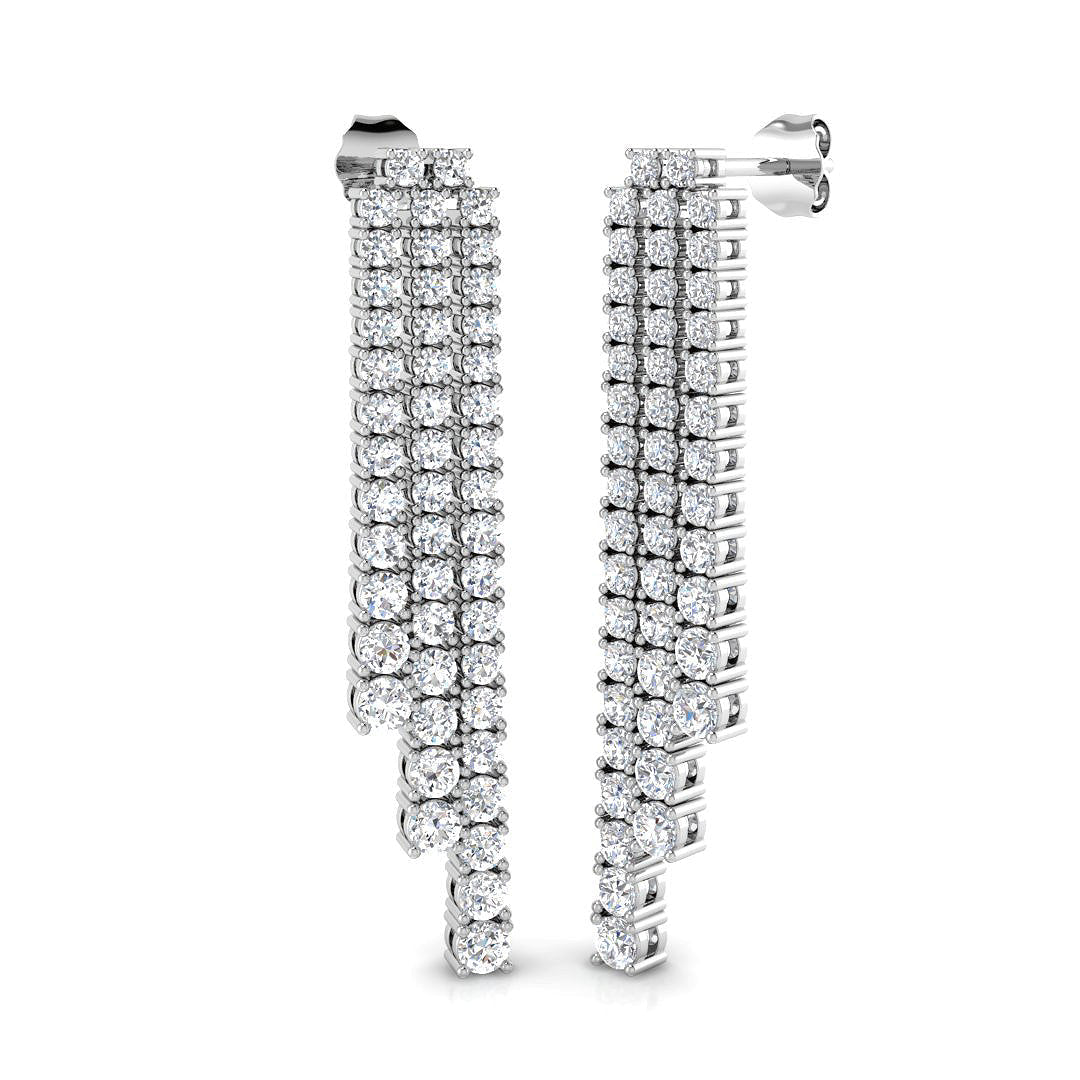 Cherished Forever Diamond Earring 3 ct Platinum, , , Yellow & in 10K/14K gold and platinum with certified lab-grown or natural diamonds