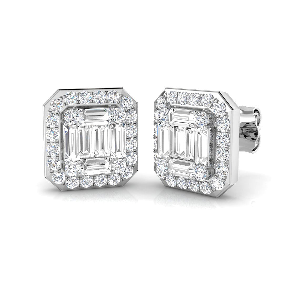 Loved Always Diamond Earring 1 ct Platinum, , , Yellow & in 10K/14K gold and platinum with certified lab-grown or natural diamonds