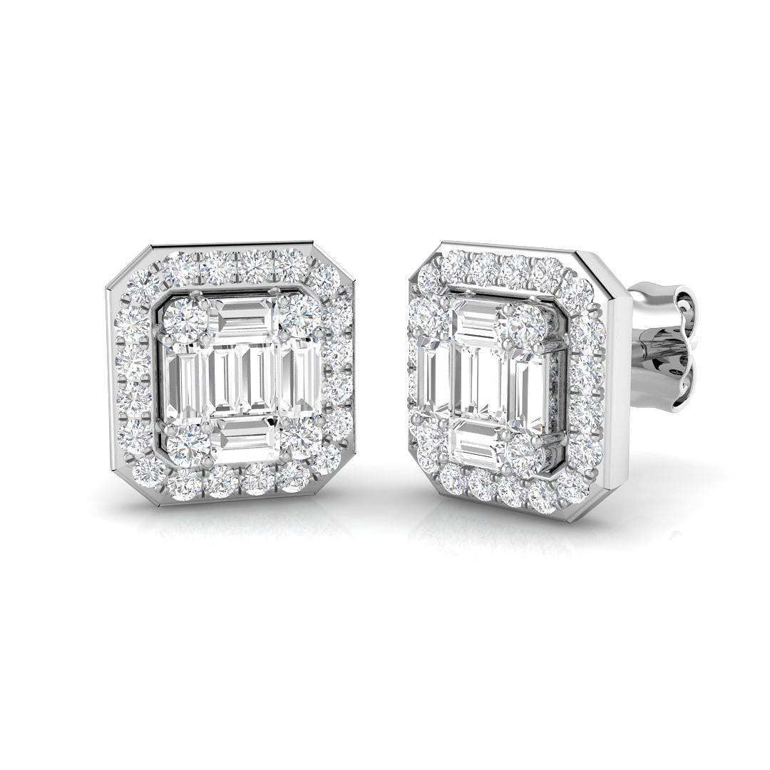 Treasured Always Diamond Earring 1 ct Platinum, , , Yellow & in 10K/14K gold and platinum with certified lab-grown or natural diamonds