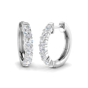 Hoop Earrings 0.5 Ct Gold Pure Elegance in 10K/14K gold and platinum with certified lab-grown or natural diamonds