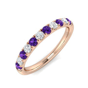 Diamond Emerald Ring in 10K/14K gold and platinum with certified lab-grown or natural diamonds