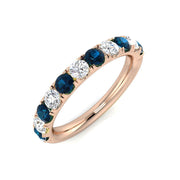 Diamond Emerald Ring in 10K/14K gold and platinum with certified lab-grown or natural diamonds