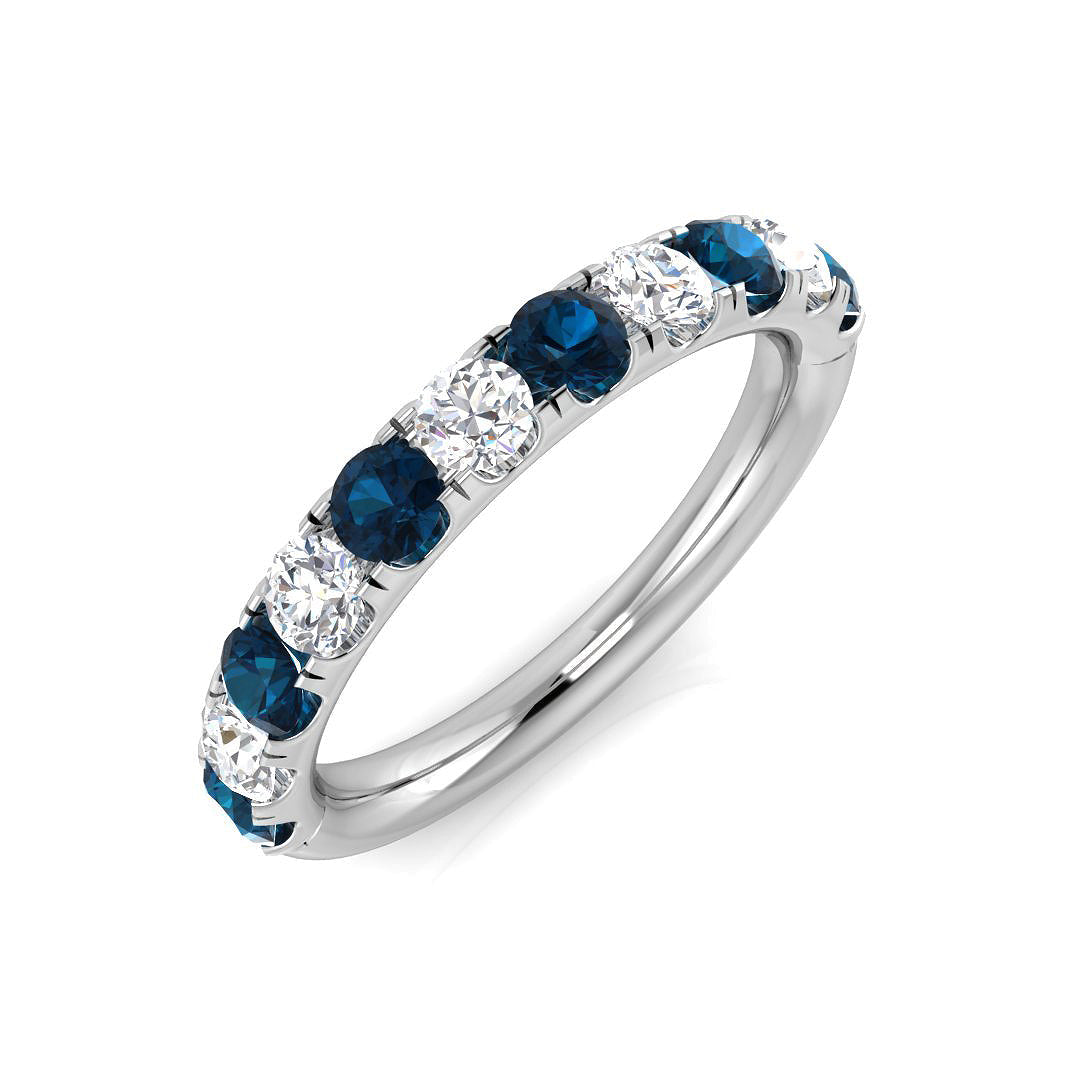 Diamond Emerald Ring in 10K/14K gold and platinum with certified lab-grown or natural diamonds