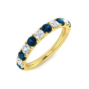 Diamond Emerald Ring in 10K/14K gold and platinum with certified lab-grown or natural diamonds