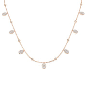 Diamond Necklace 0.5ct Platinum in 10K/14K gold and platinum with certified lab-grown or natural diamonds