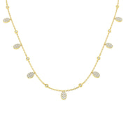 Diamond Necklace 0.5ct Platinum in 10K/14K gold and platinum with certified lab-grown or natural diamonds